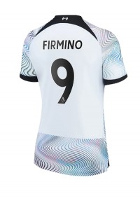 Liverpool Roberto Firmino #9 Fotballdrakt Borte Klær Dame 2022-23 Korte ermer